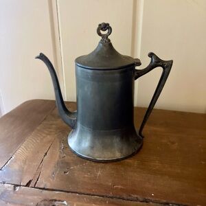 Vintage Sheffield Plate Teapot Decor